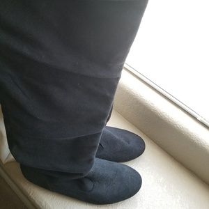 Black Knee High Boots